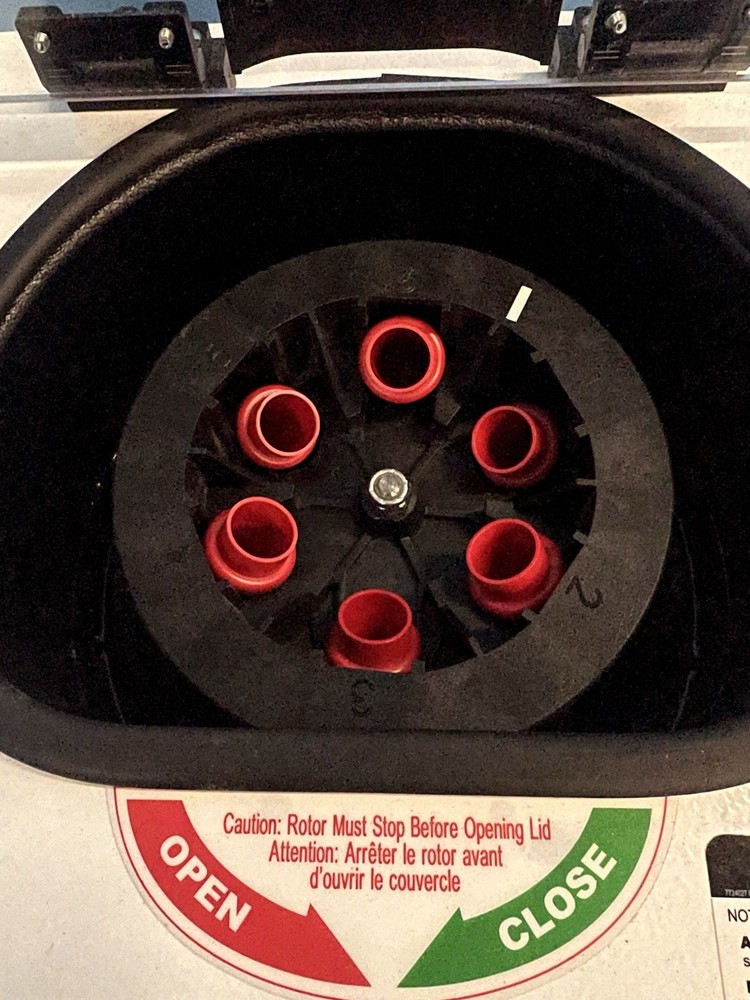 QUEST HORIZON MINI E CENTRIFUGE WITH INSERTS Tested