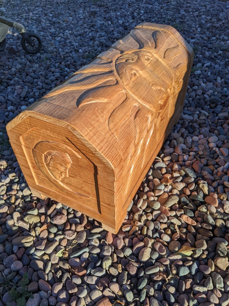 Large Custom Wood Chest