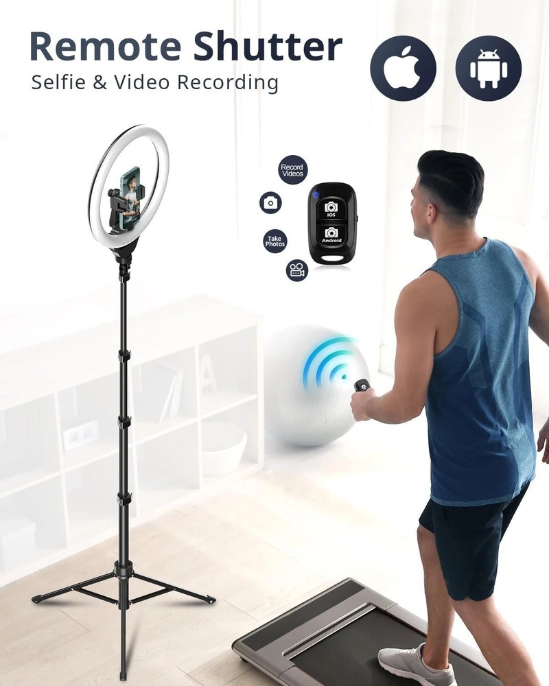 Professional 12'' LED Ring Light for YouTube and Instagram