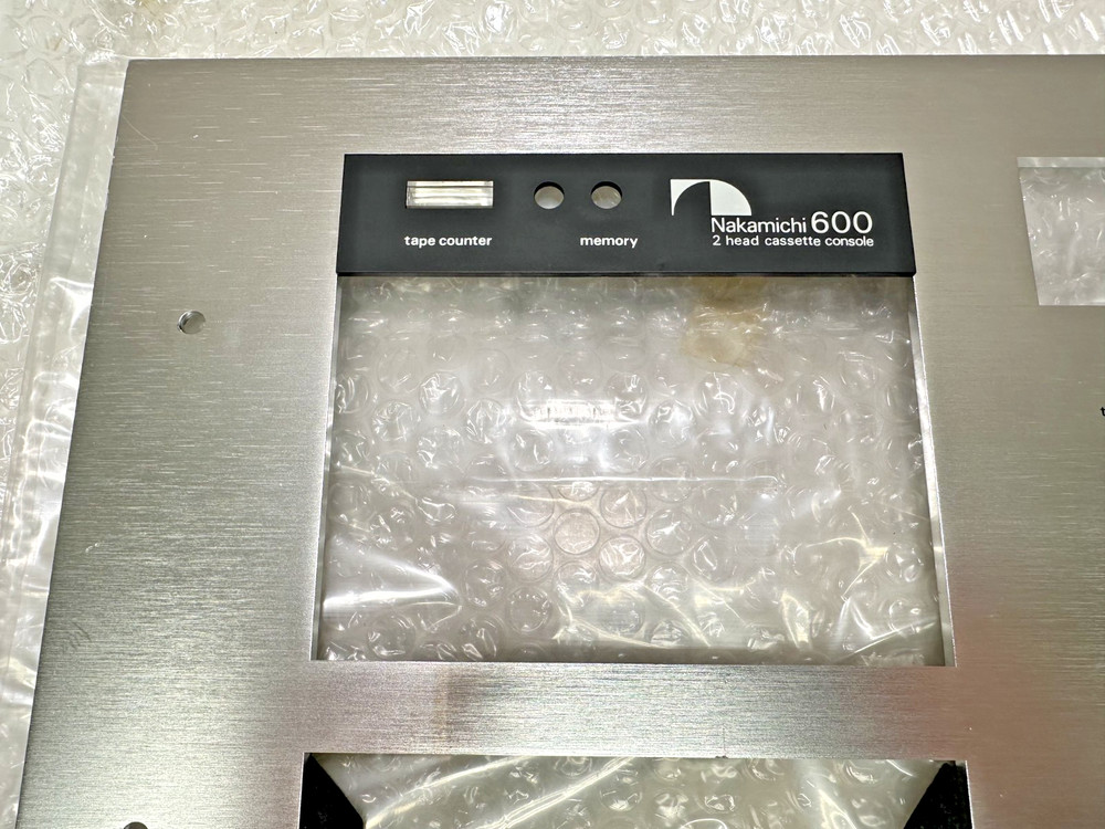 Nakamichi 600 Cassette Deck Face Panel