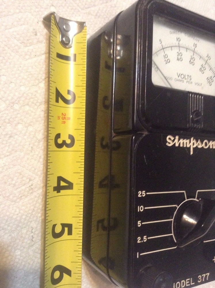 Simpson 377 DC Voltmeter 1000V