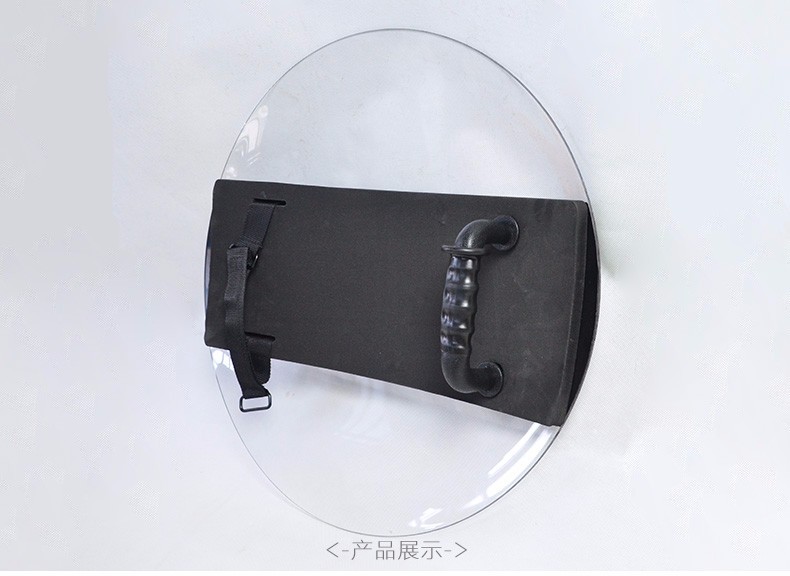 Transparent Round Riot Shield Cosplay Security Campus Security Protection