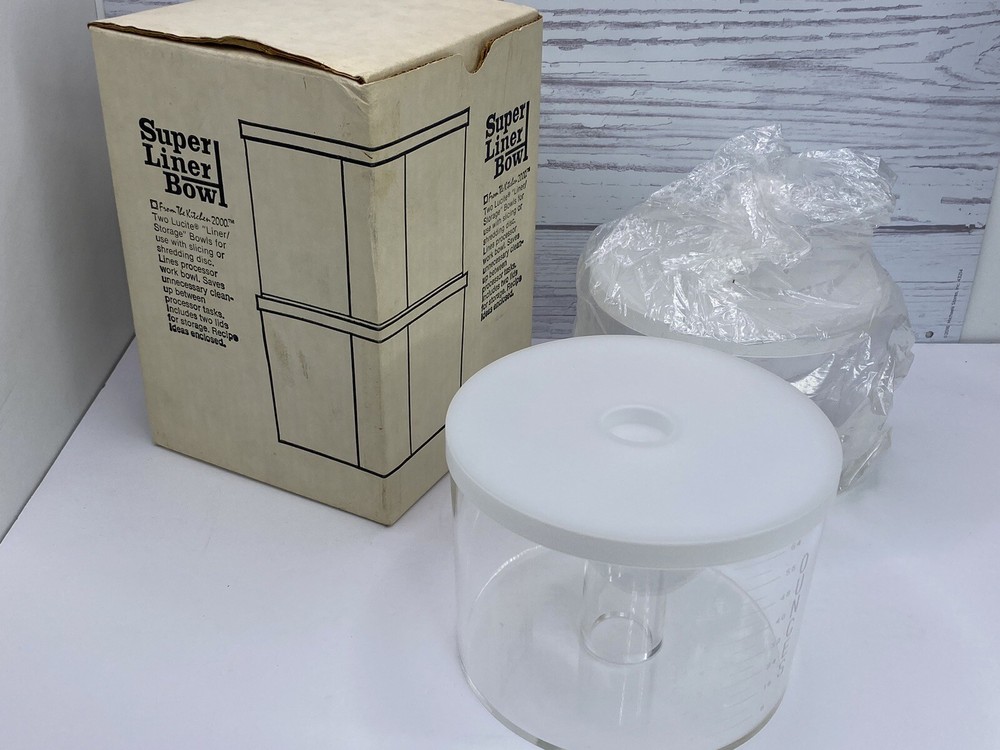 FROM THE KITCHEN 2000 Bowl Liners Storage Lot 2 NEW For Work Food Processor