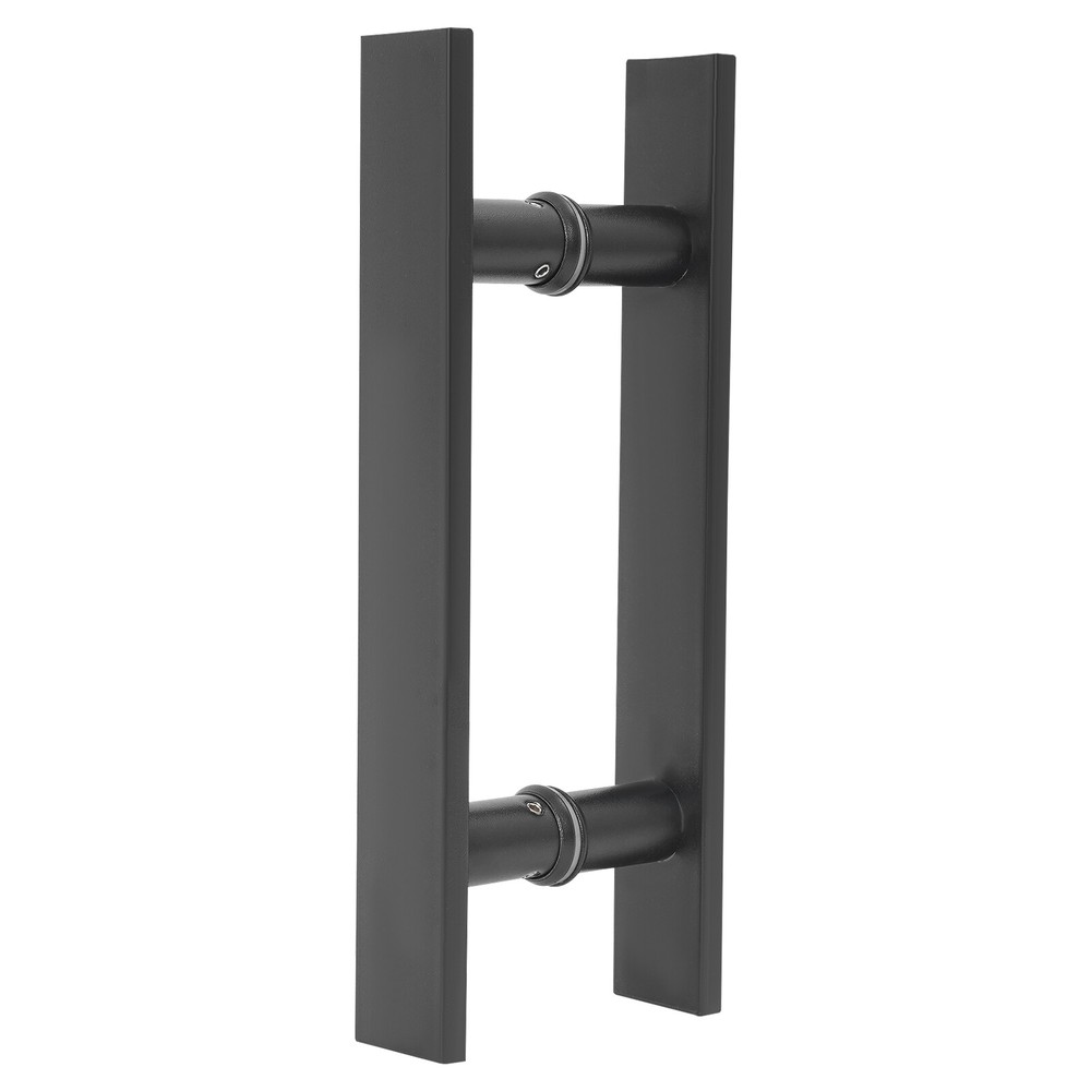 Double Sided Stainless Steel Door Handle 0.4" Pull Push Sliding Barn Door Handle