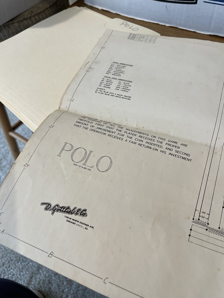Polo Pinball Schematic
