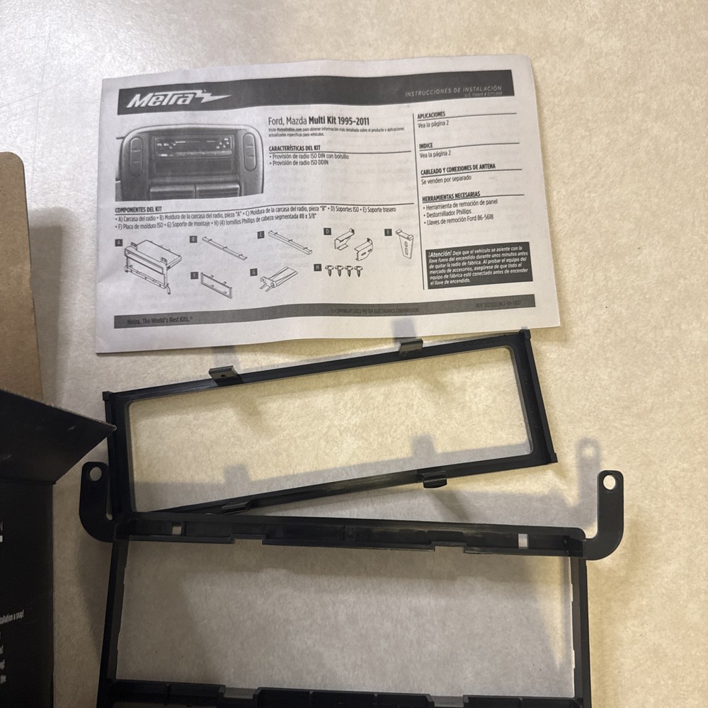 Metra 95-527FD Dash Kit Ford Mazda