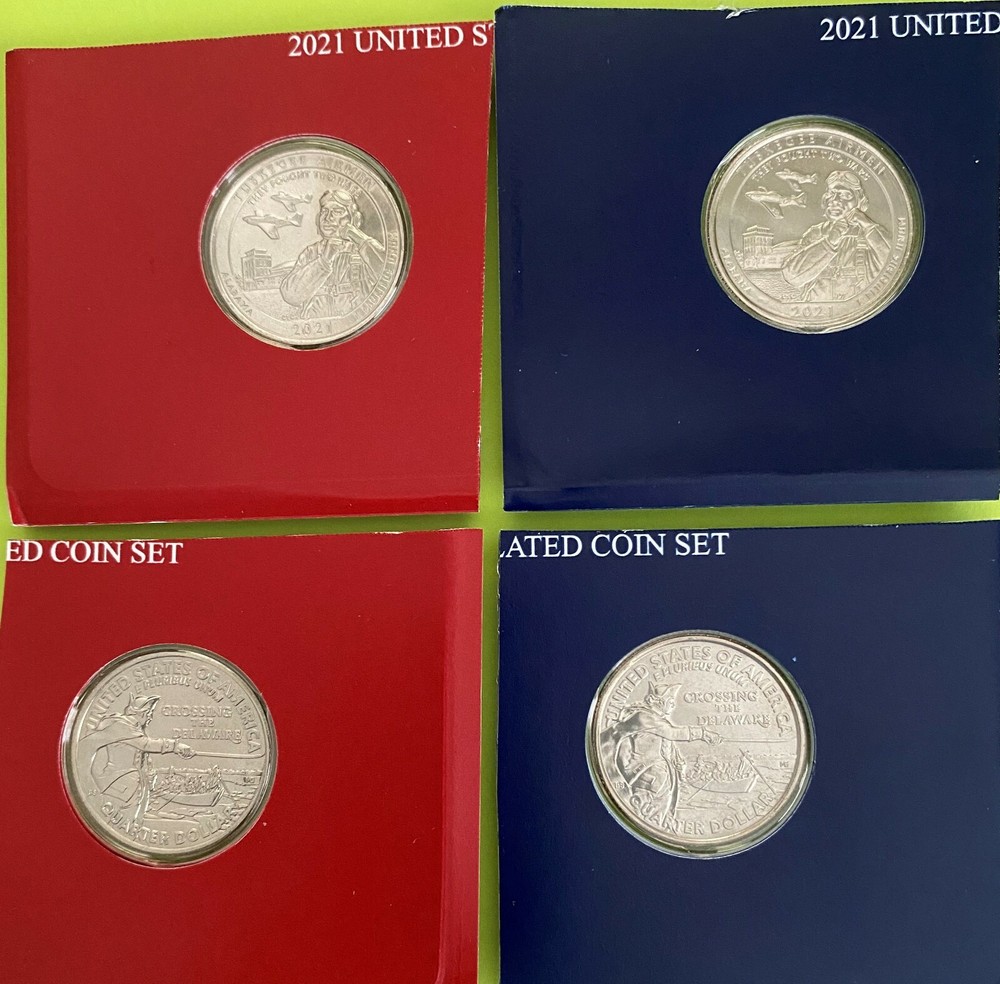 2021 P&D ATB Quarters BU from US Mint plastic set - Ship TODAY