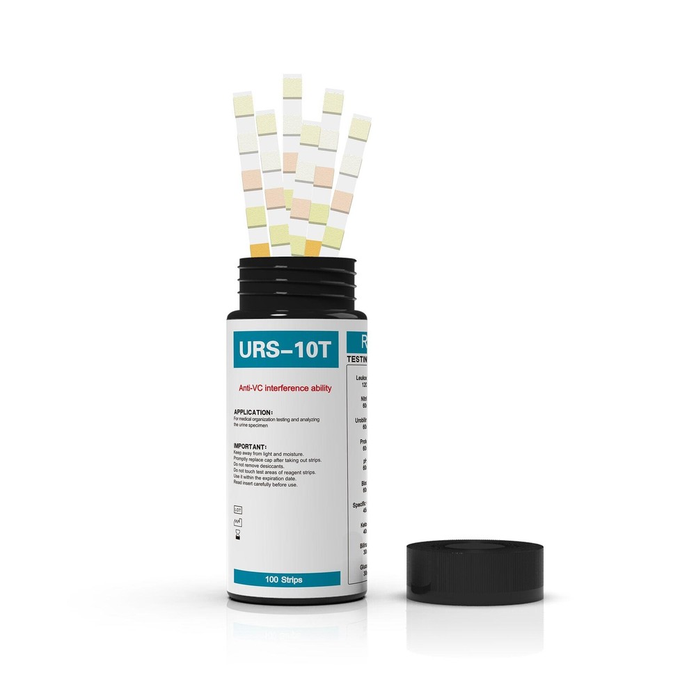 100pcs Urine Test Strips Kit - pH, Ketone, Protein & Routine Testing