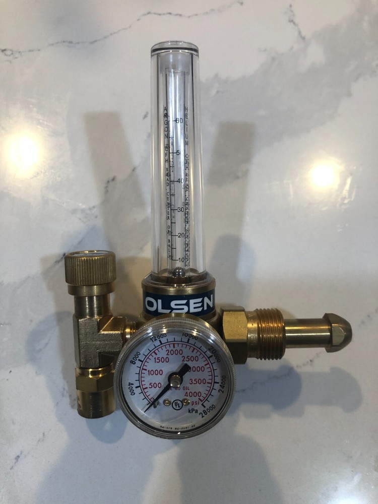 Olsen Compressed Gas Flowmeter Regulator 100-FL-AR