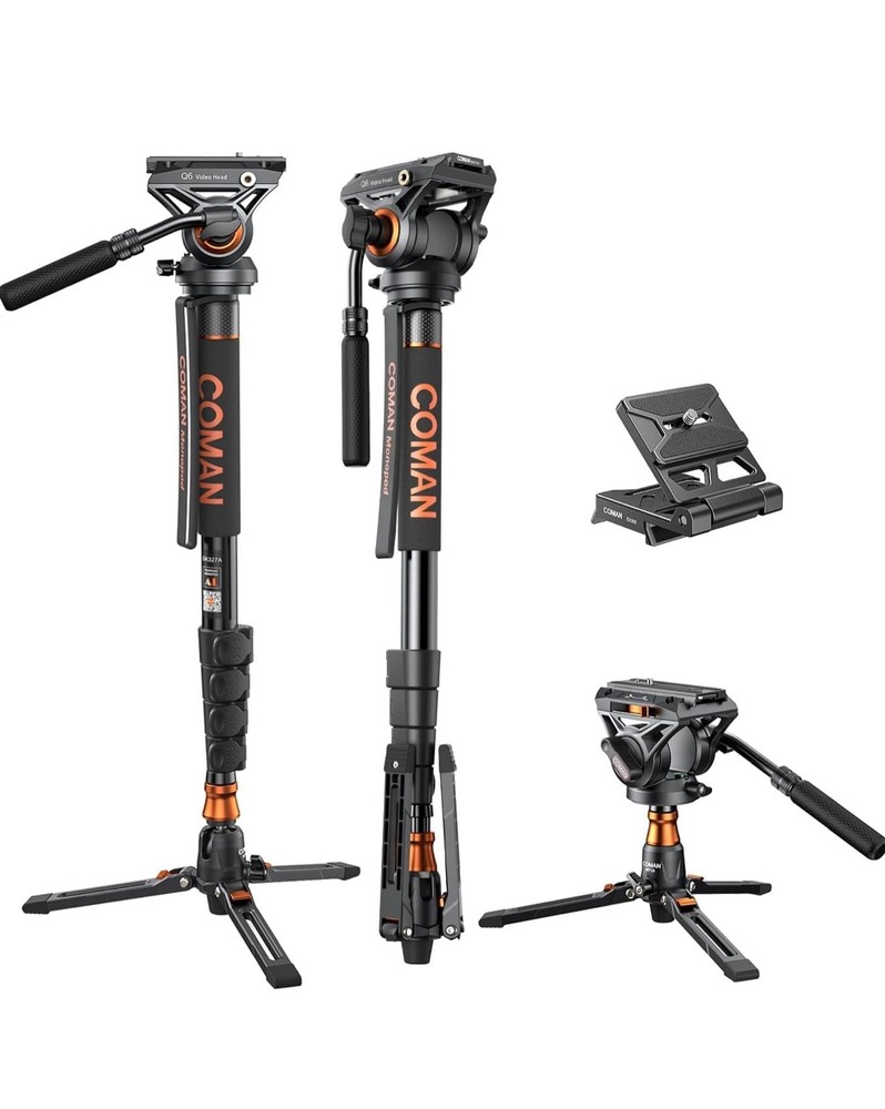Coman Professional Video Camera Monopod Q6