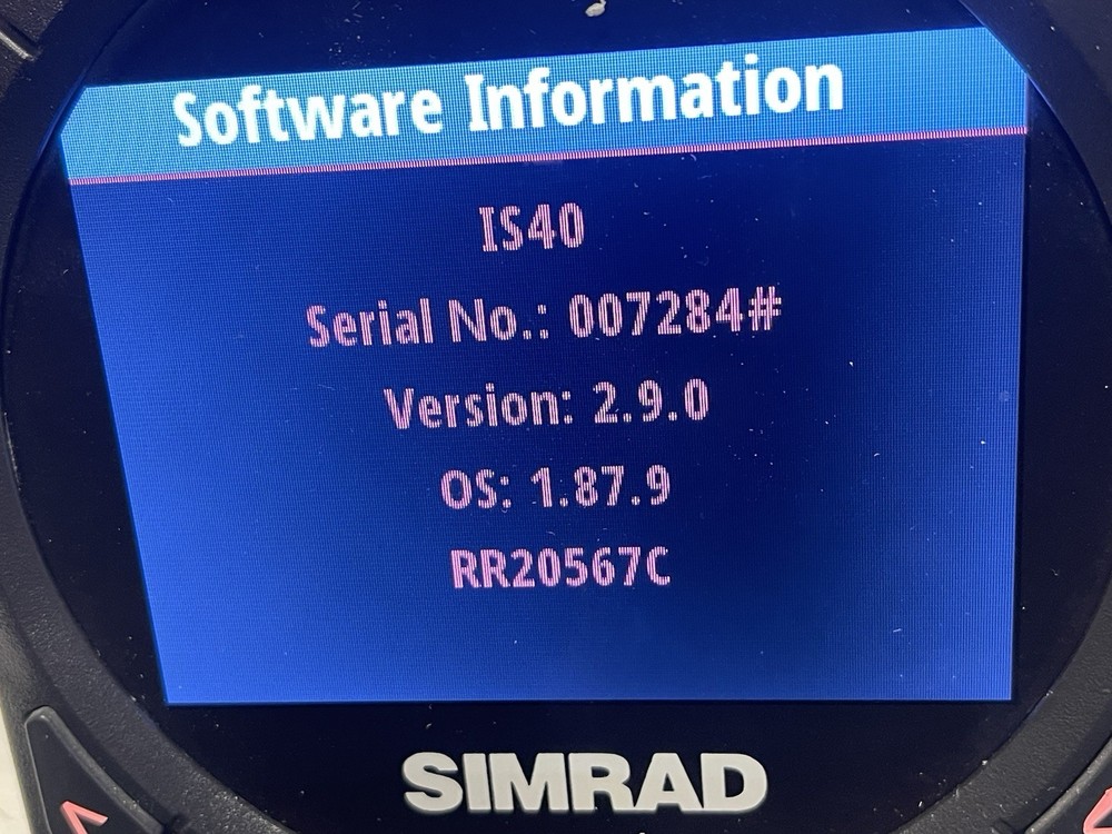 Simrad IS40 NMEA2000 Instrument Data Display 10565976