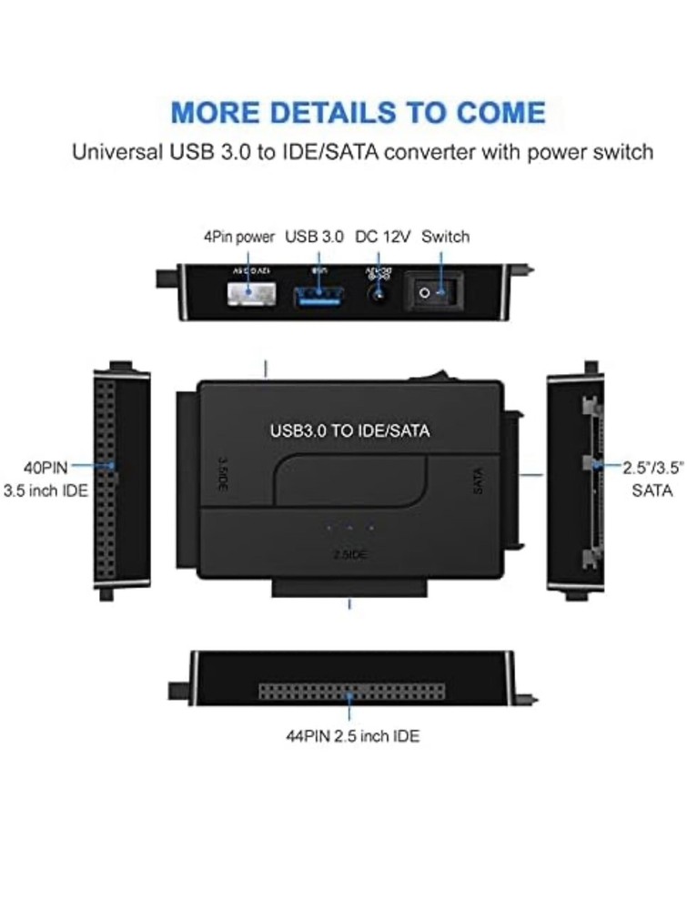 USB 3.0 to SATA IDE Hard Drive Reader