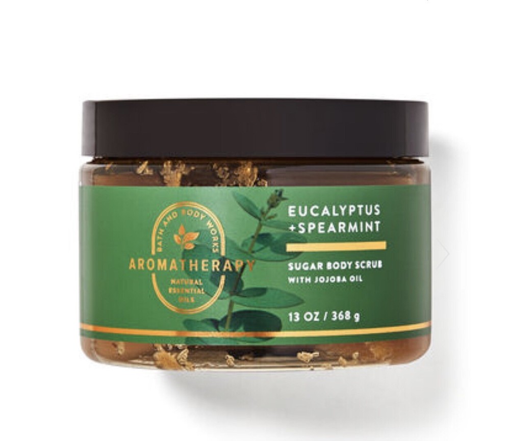BBW Aromatherapy EUCALYPTUS SPEARMINT Sugar Body Scrub