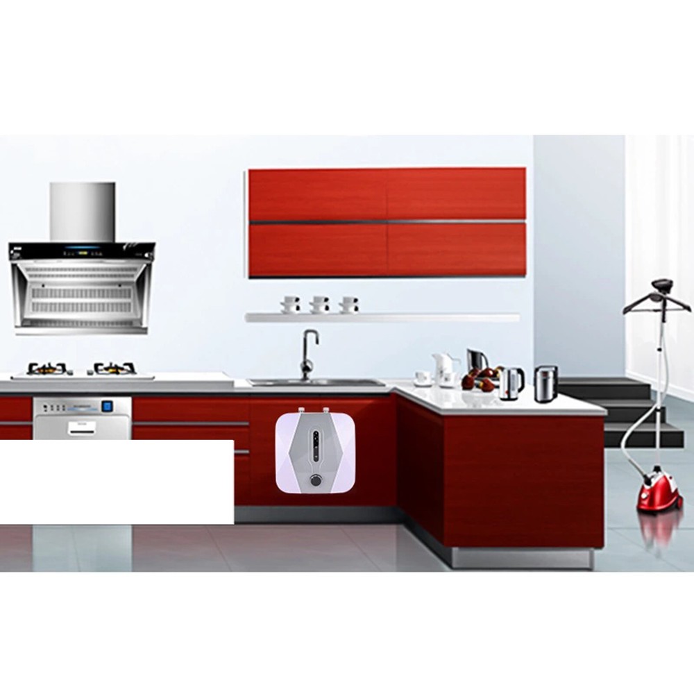 1500W 8L Electric Instant Hot Water Heater Below Sink Mini Small Water Tank 110V