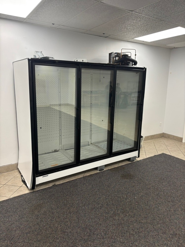3 door commercial refrigerator used