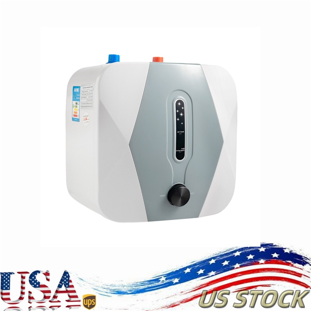 1500W 8L Electric Instant Hot Water Heater Below Sink Mini Small Water Tank 110V