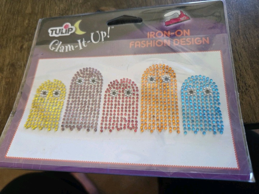 Tulip Iron-on Design Colorful Ghosts
