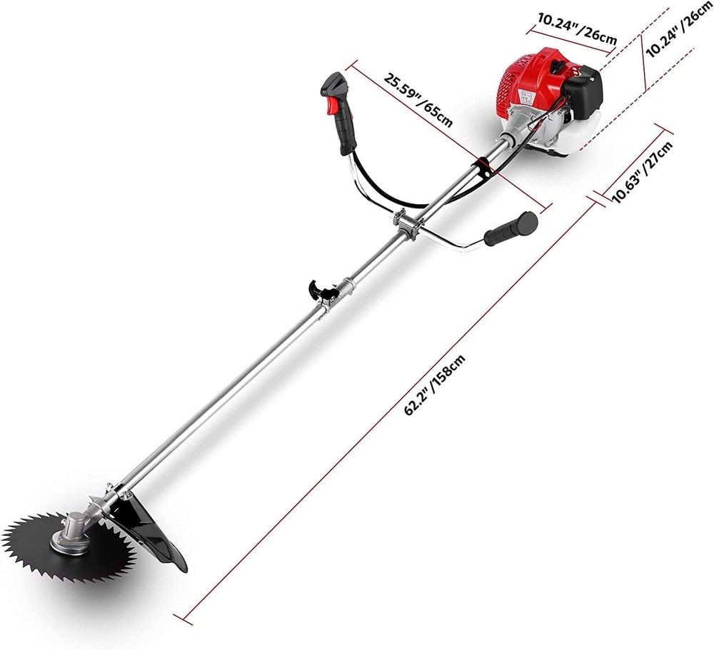 58CC Cordless Weed Eater Wacker Gas Powered 2-Cycle 4-in-1 String Trimmer Edger✅