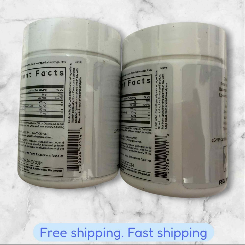 FOR 2 Codeage Liposomal Platinum Beyond Vitamins 90 Caps SEALED EXP08/26+ SHIP