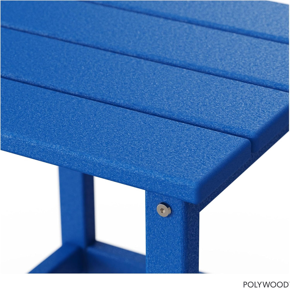 Long Island 18" Side Table, Pacific Blue
