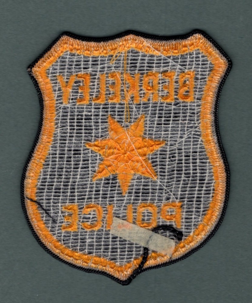 Berkeley California Police Patch