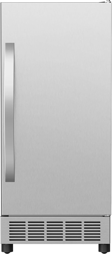 15" Undercounter Clear Ice Maker with Drain Pump - 50 Lb Capacity