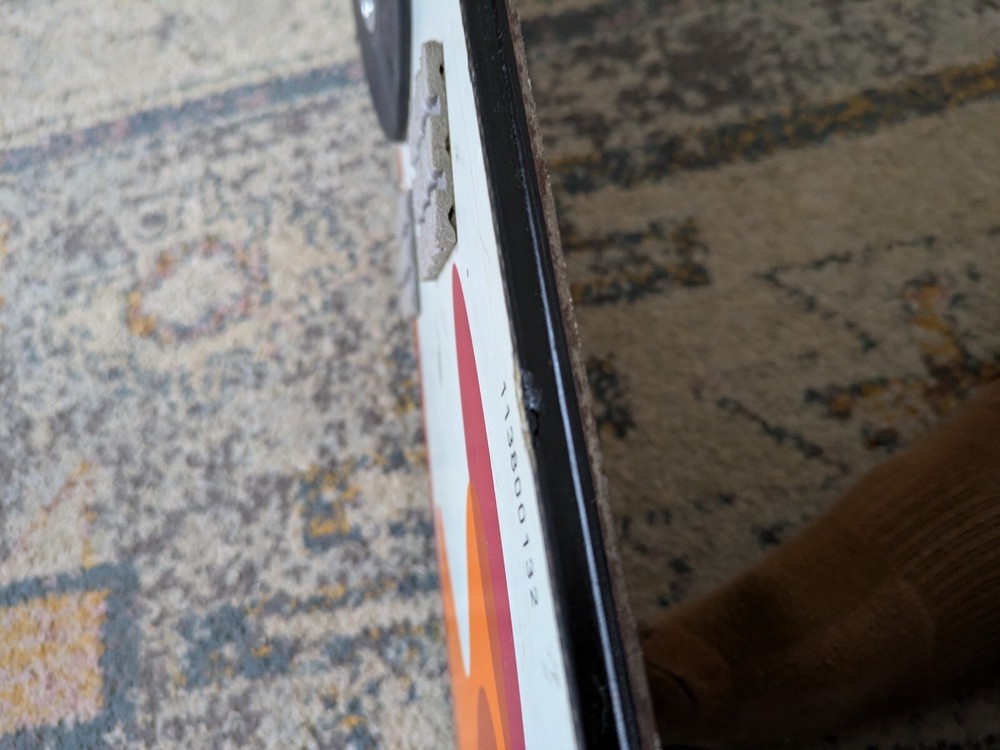 Burton e63 E deck 162cm Alpine Board Snowboard Vintage Asymmetrical Surf Style