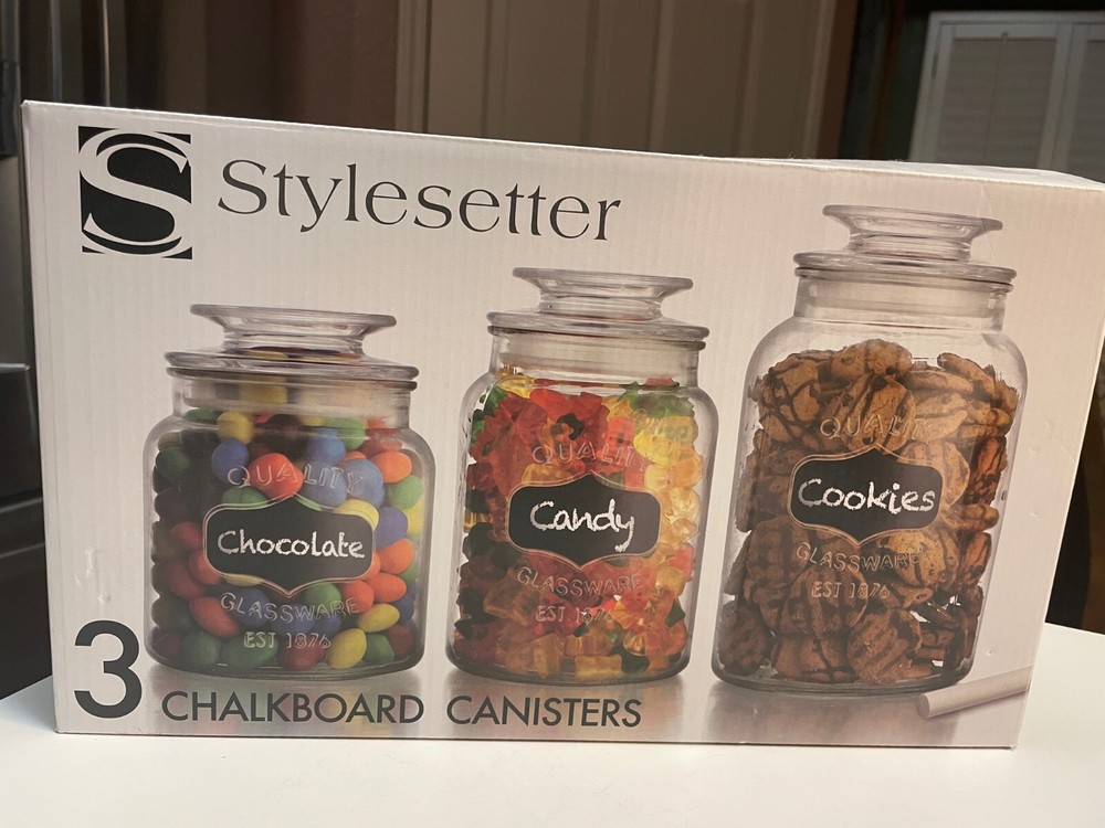 Stylesetter Chalkboard Canisters