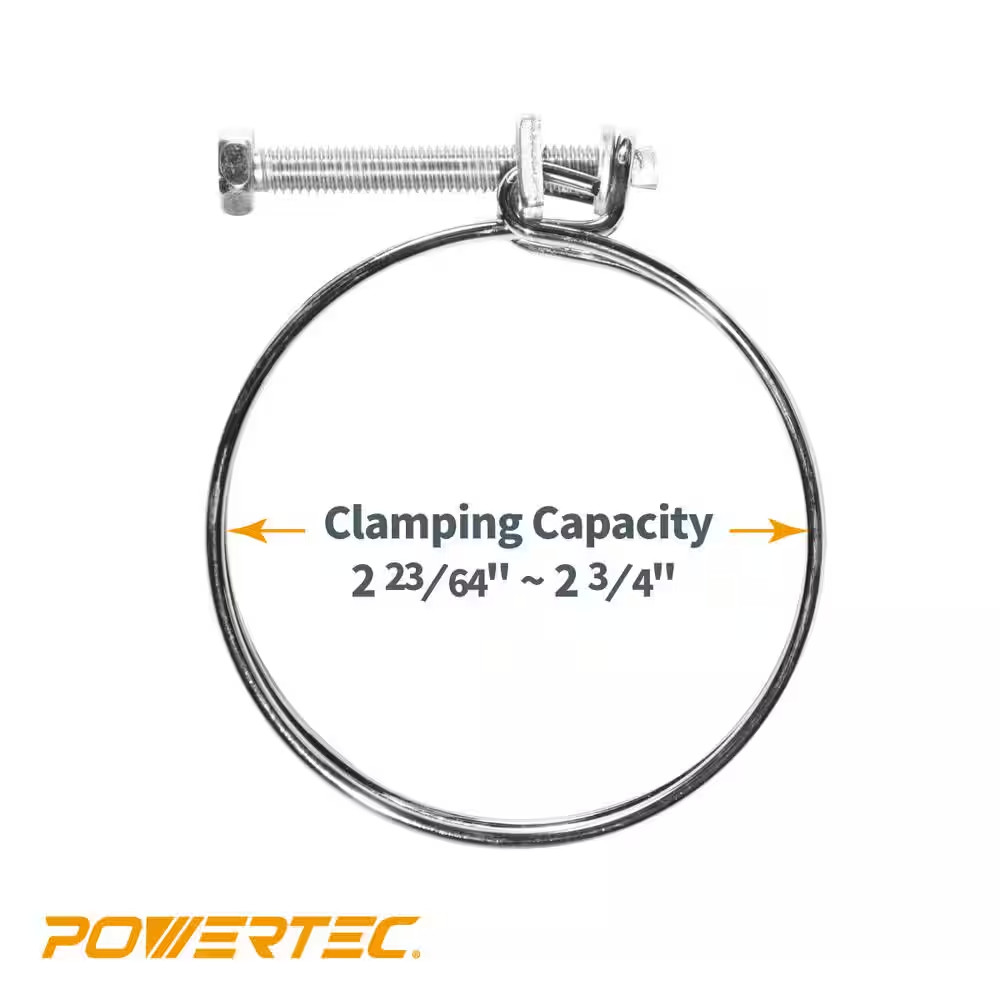 2-1/2 In. Double Wire Hose Clamp (10-Pack)