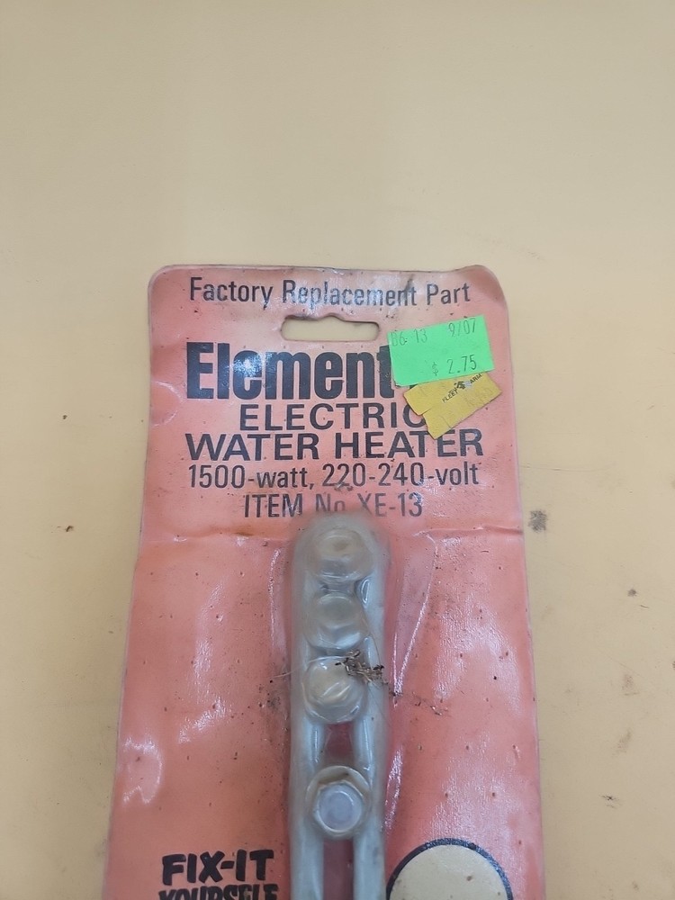 Mor-Flo XE-13 Low Electric Water Heater Element Kit. 1500 Watt