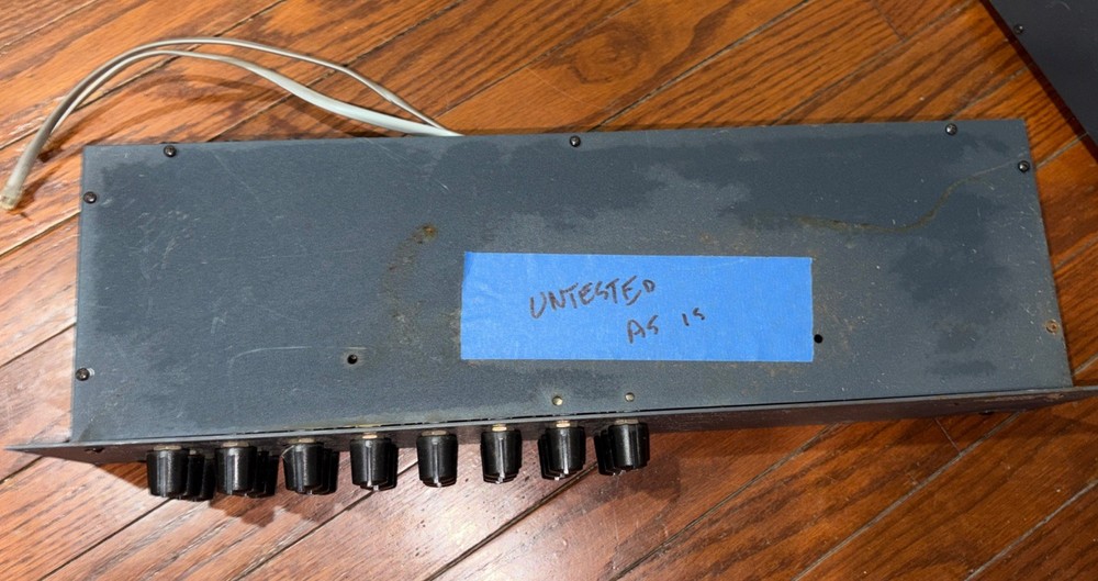 Biamp Advantage Equalizer 8 Channel 3 Band & Microphone Mixer 301e Untested
