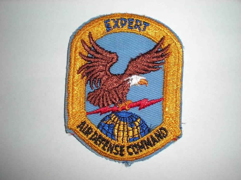 USAF AIR DEFENSE COMMAND EXPERT PATCH -COLOR