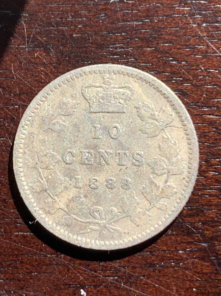 1888 10 Cents Canada