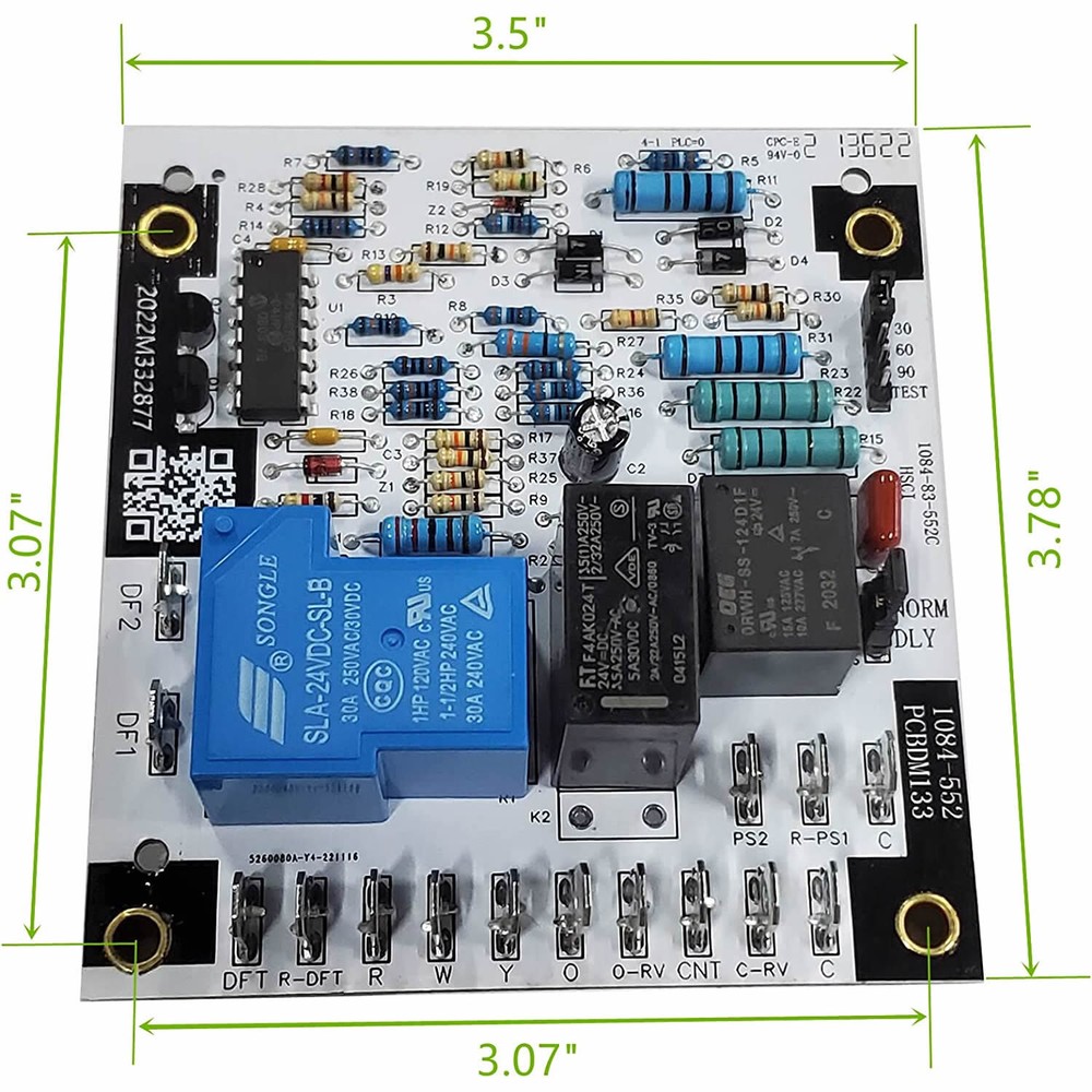 PCBDM133 Replacement Parts Defrost Control Board Part #PCBDM133S