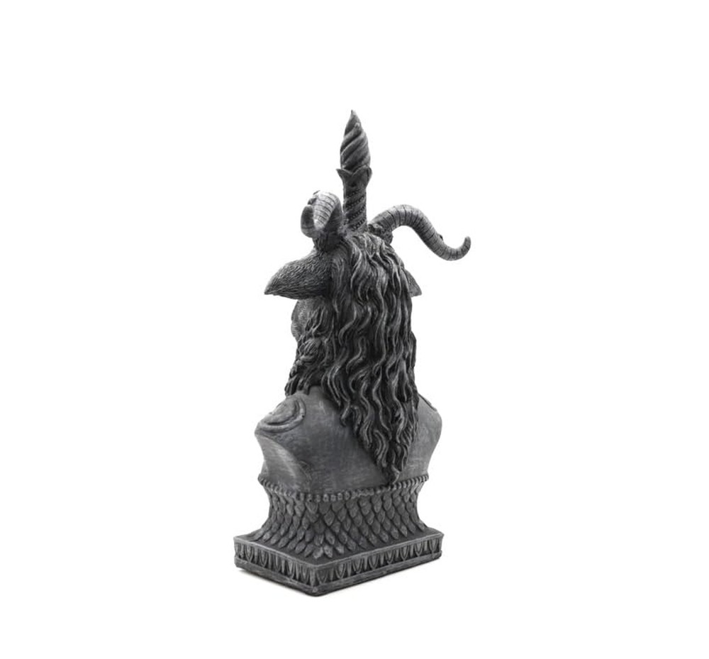 RUSTIX 8" Sabbatic Goat Baphomet Statue Bust – Occult Home Decor, Mystical