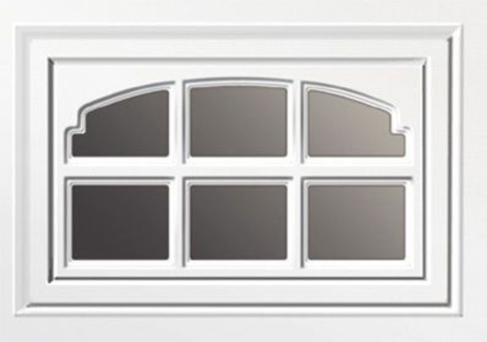 IDEAL CHARLESTON 508 Replacement Window Inserts /Short Panel Garage Door WHITE