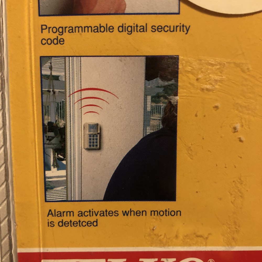 Telko Security Programmable Infrared Sensor Alarm S002M New From 1992 @B