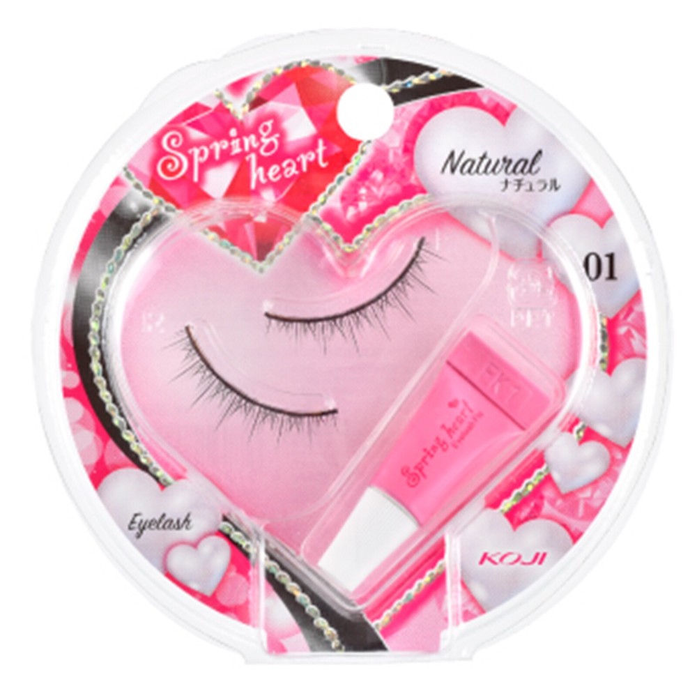 KOJI Spring Heart Eyelash 01 Natural