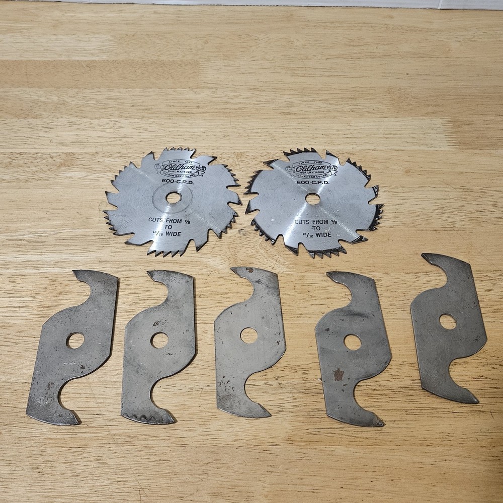 Oldham Dado Stacking Stack Saw Blades Blade Set Lot 500 CPD C P D