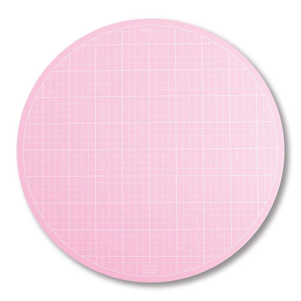 Pink 10" Rotating Cutting Mat EPP English Paper Piecing Patchwork Sewing Quil...