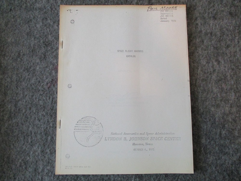 NASA MSFC JSC SPACE SHUTTLE SAFETY REPORTS/MANUALS/TECHNICAL&OFFICE MEMOS SET-10
