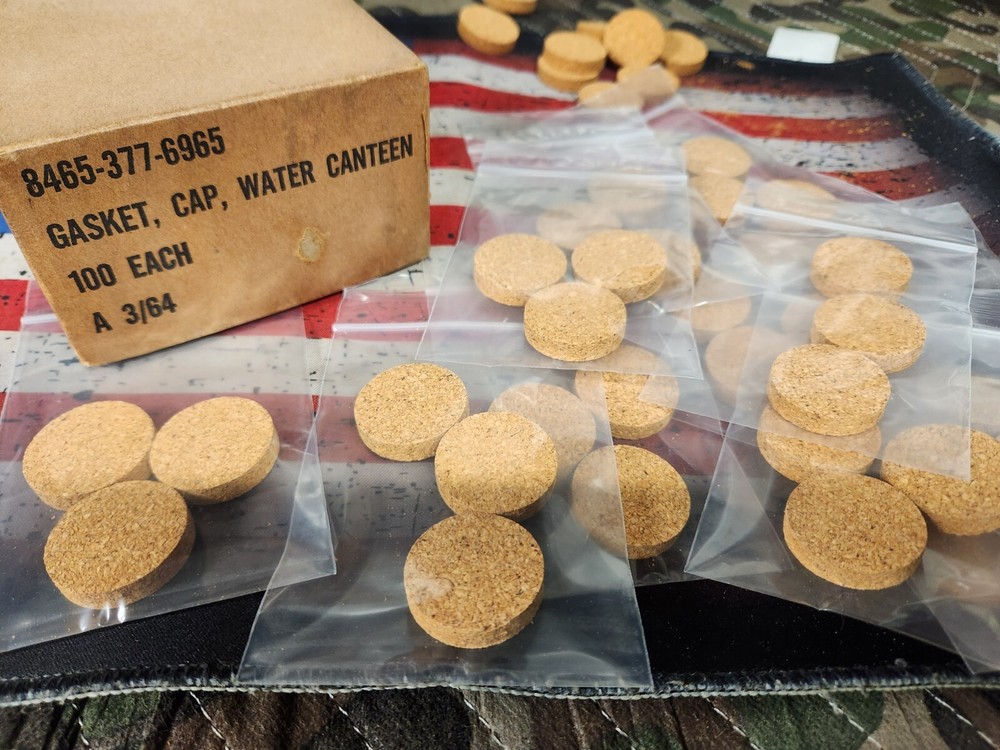 Canteen Cork 3 Pack, New Condition