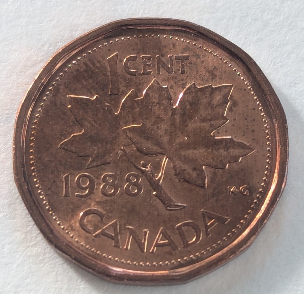 Canada, 1988, One Cent