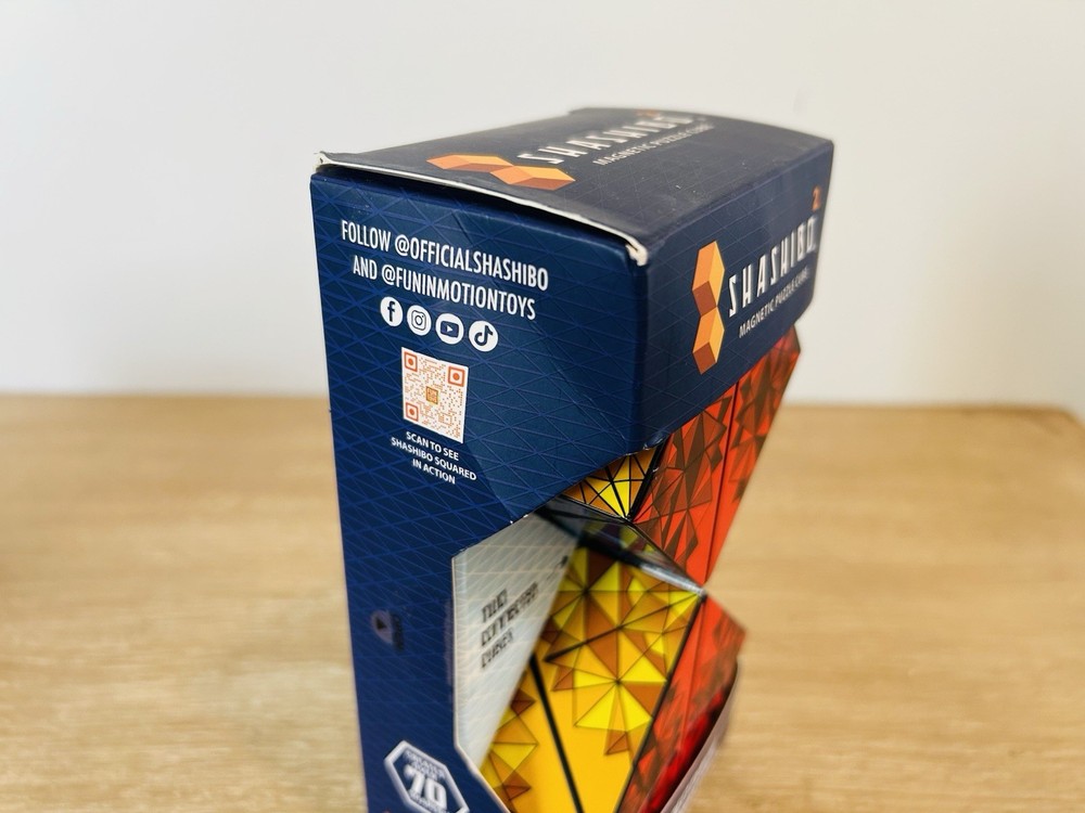 Shashibo Squared Puzzle Cube NOTE See Pics Torn Packaging