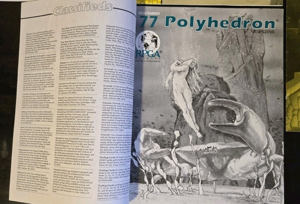 Polyhedron Newszine Issue #67, 75, 77