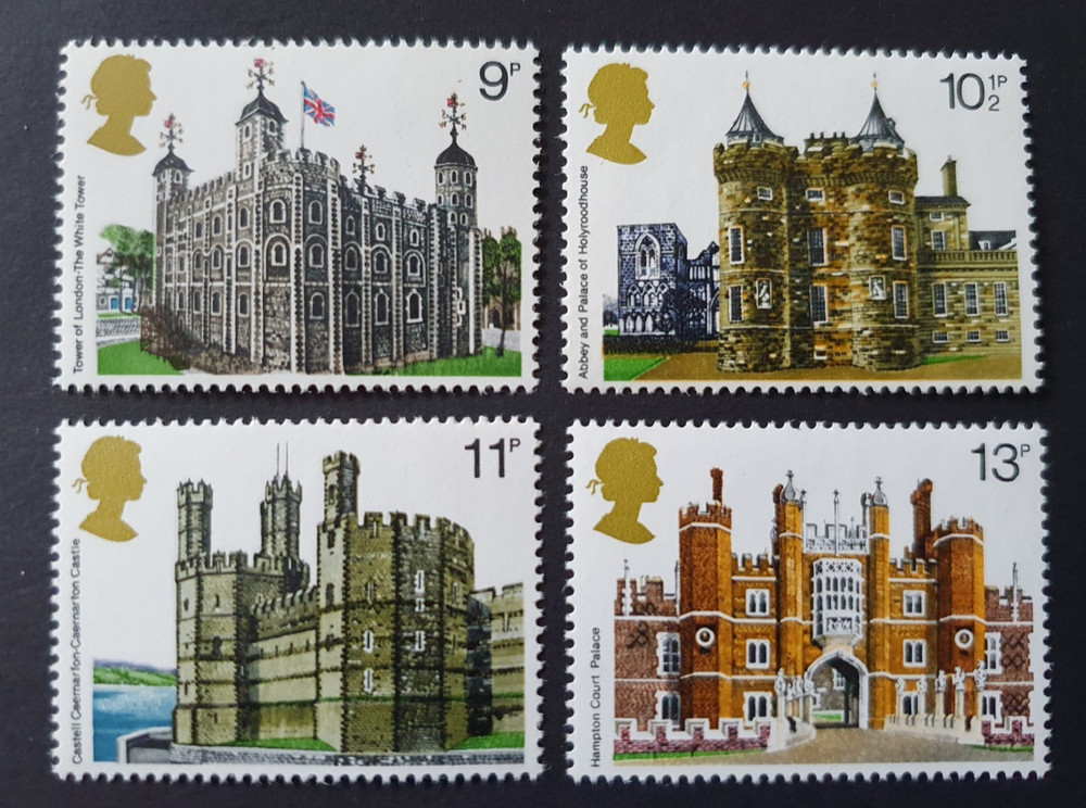 1978 GREAT BRITAIN SET CASTLES VF MNH