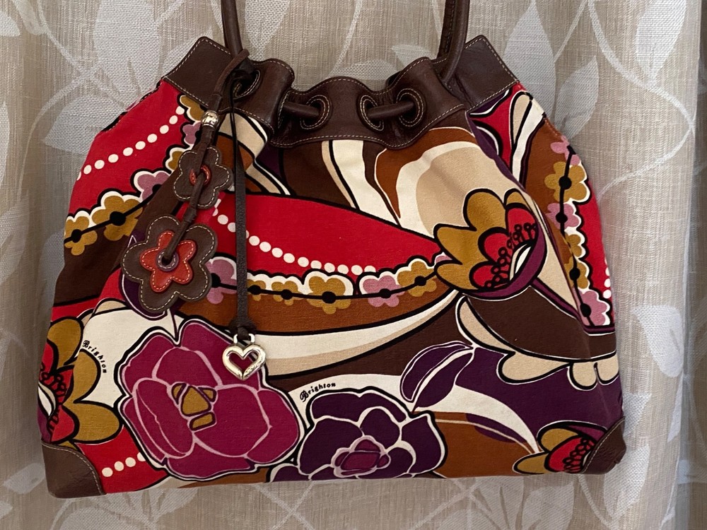 Brighton Floral Hobo Shoulder Bag
