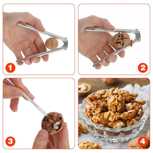 18PCS Nut Cracker Tool, Stainless Steel Nut Cracker Tool Nuts Crackers for All