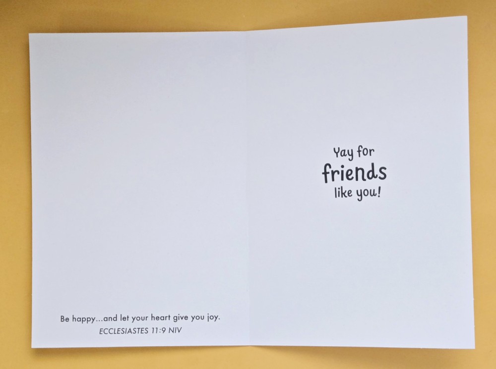 Peanuts "Snoopy" Greeting Card (+ Envelope 4.5x6.5").