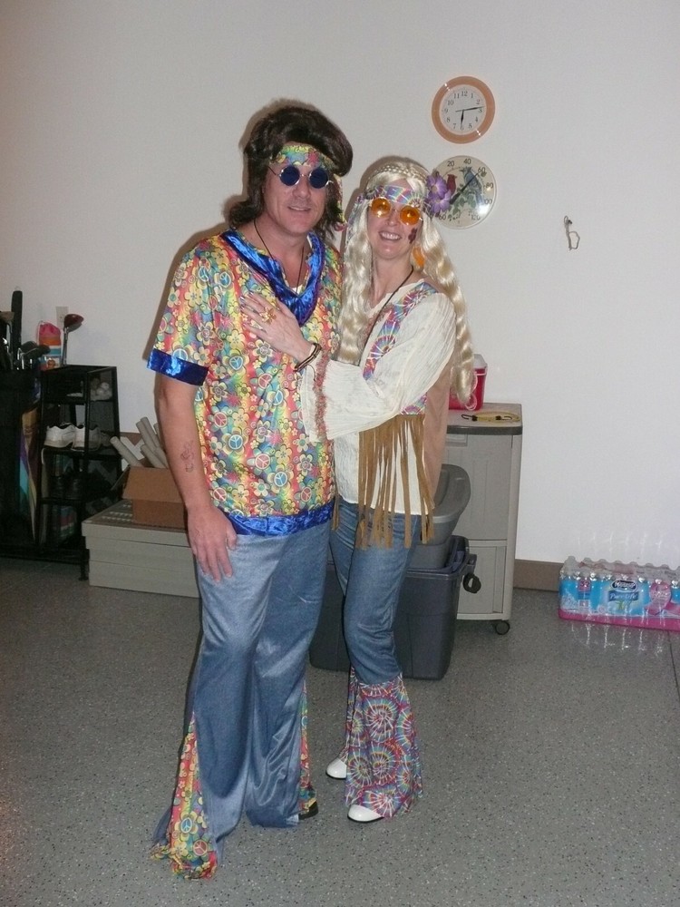 Men’s Generation Hippy Dude Costume With Extras